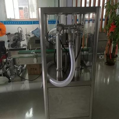 Серводвигатель PLC Косметическая жидкая разливочная машина 2 головки для стеклянной бутылки