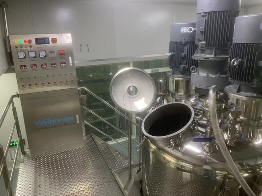 смеситель эмульсора 65rpm 50-5000L косметический с опционной системой вакуума