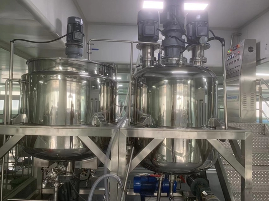 смеситель эмульсора 65rpm 50-5000L косметический с опционной системой вакуума