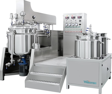 Косметический смеситель эмульсора 50L-2000L с топлением системы вакуума