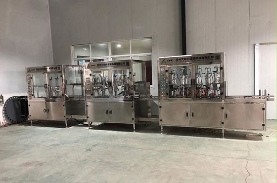 Машина 10-1200ml малошумного Programmable регулятора логики косметическая жидкостная заполняя
